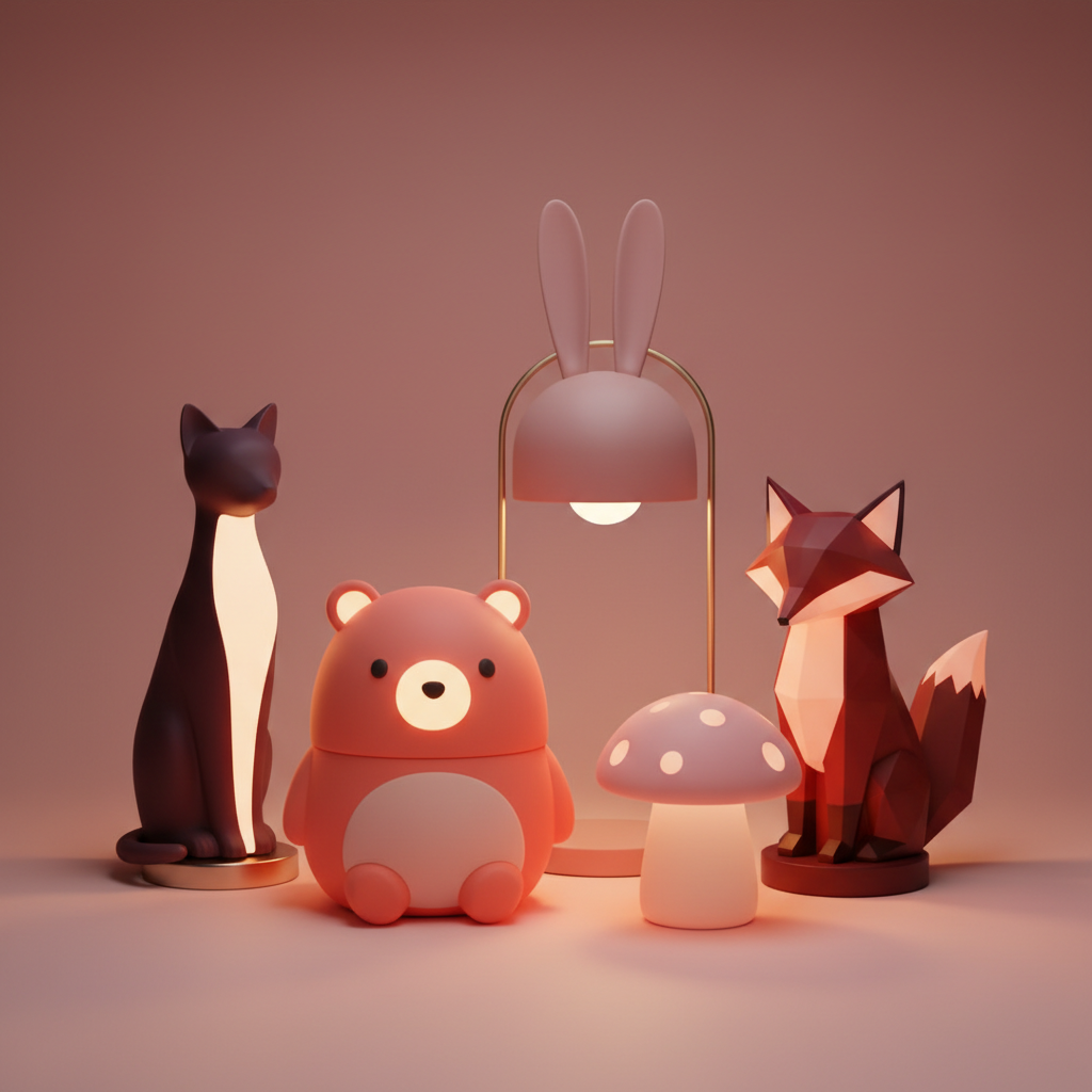 Lámparas de Escritorio 3D