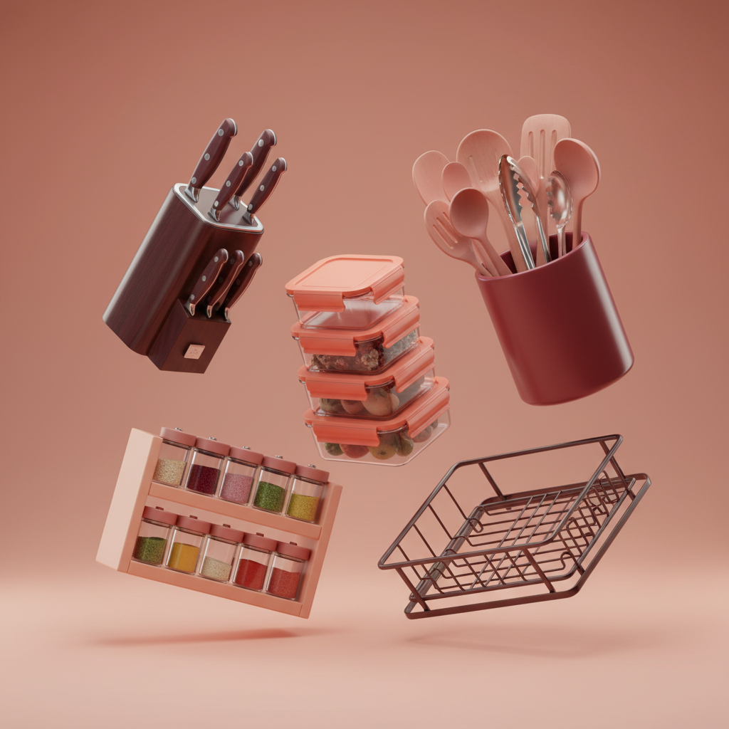 Utilidad y Orden Cocina 3D