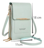 BOLSO MANOS LIBRES CON BILLETERA Y PORTACELULAR