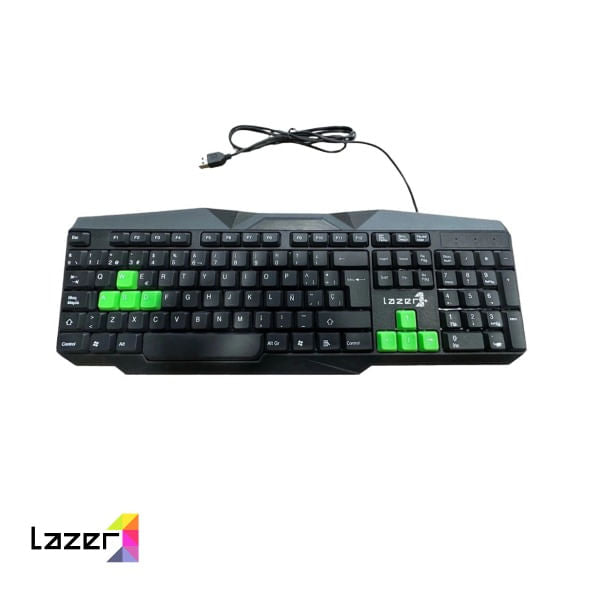 COMBO TECLADO + MOUSE USB (LAZER1 LZ 552)