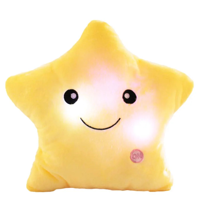 COJÍN LUMINOSO DE ESTRELLA PELUCHE