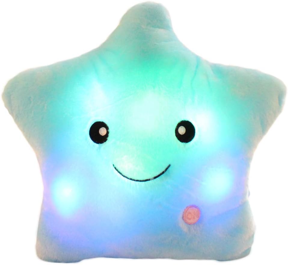 COJÍN LUMINOSO DE ESTRELLA PELUCHE