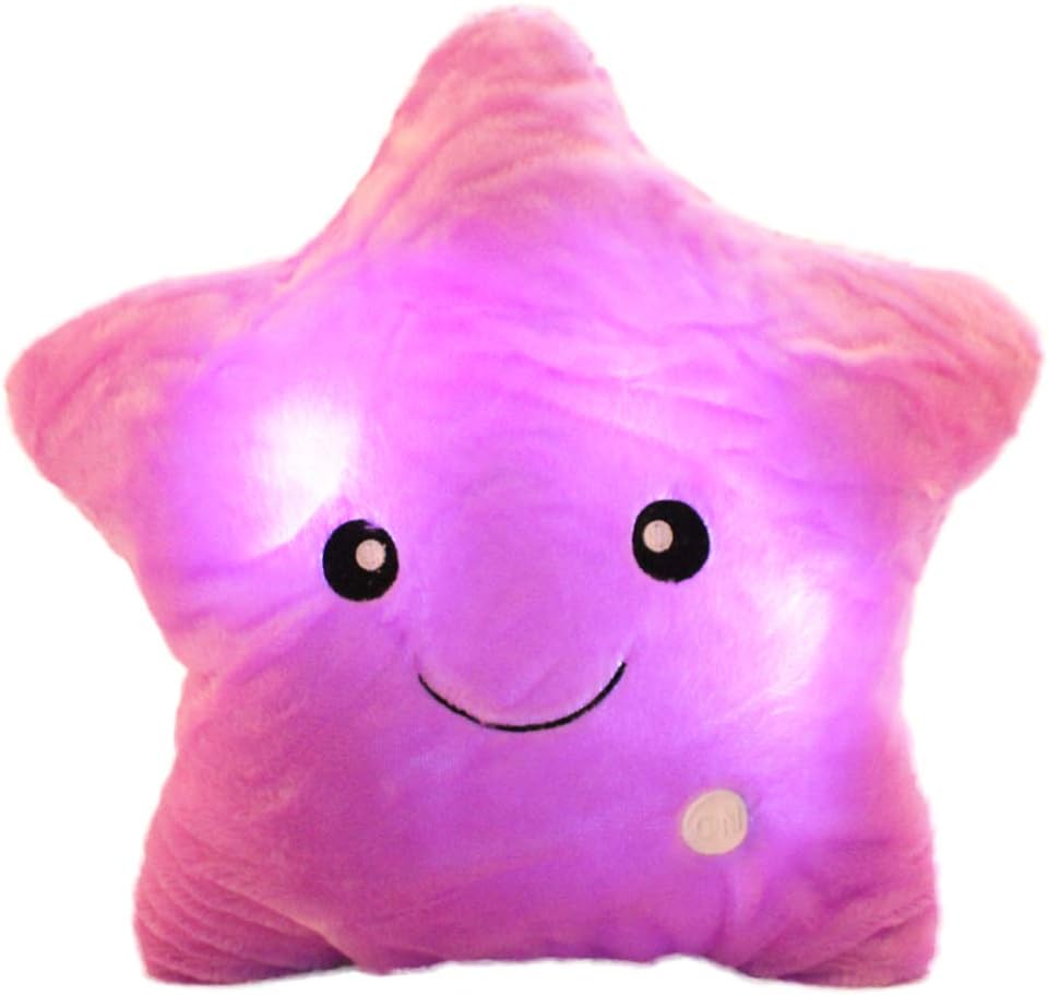 COJÍN LUMINOSO DE ESTRELLA PELUCHE
