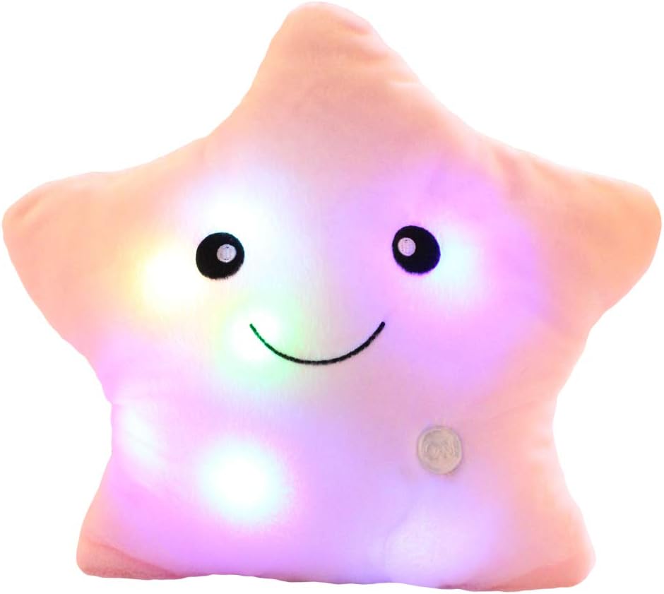 COJÍN LUMINOSO DE ESTRELLA PELUCHE