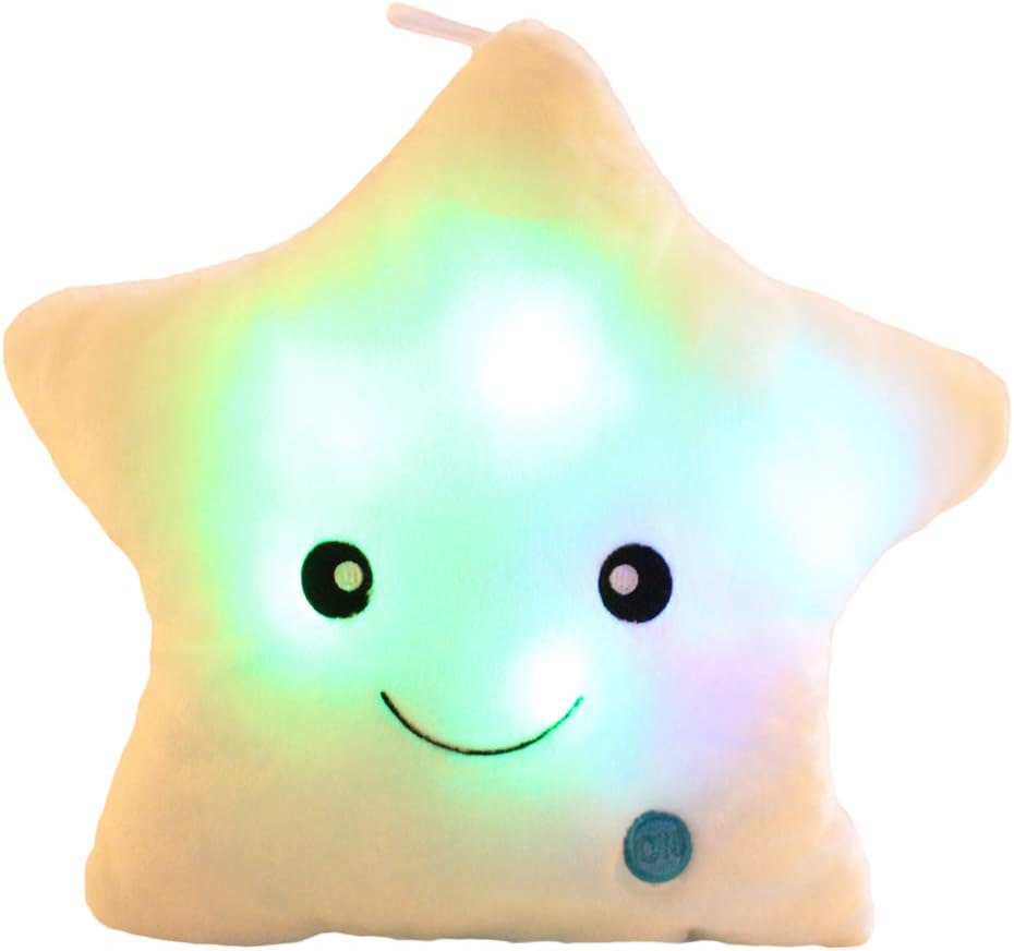 COJÍN LUMINOSO DE ESTRELLA PELUCHE