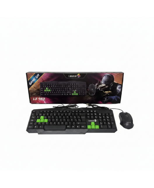 COMBO TECLADO + MOUSE USB (LAZER1 LZ 552)