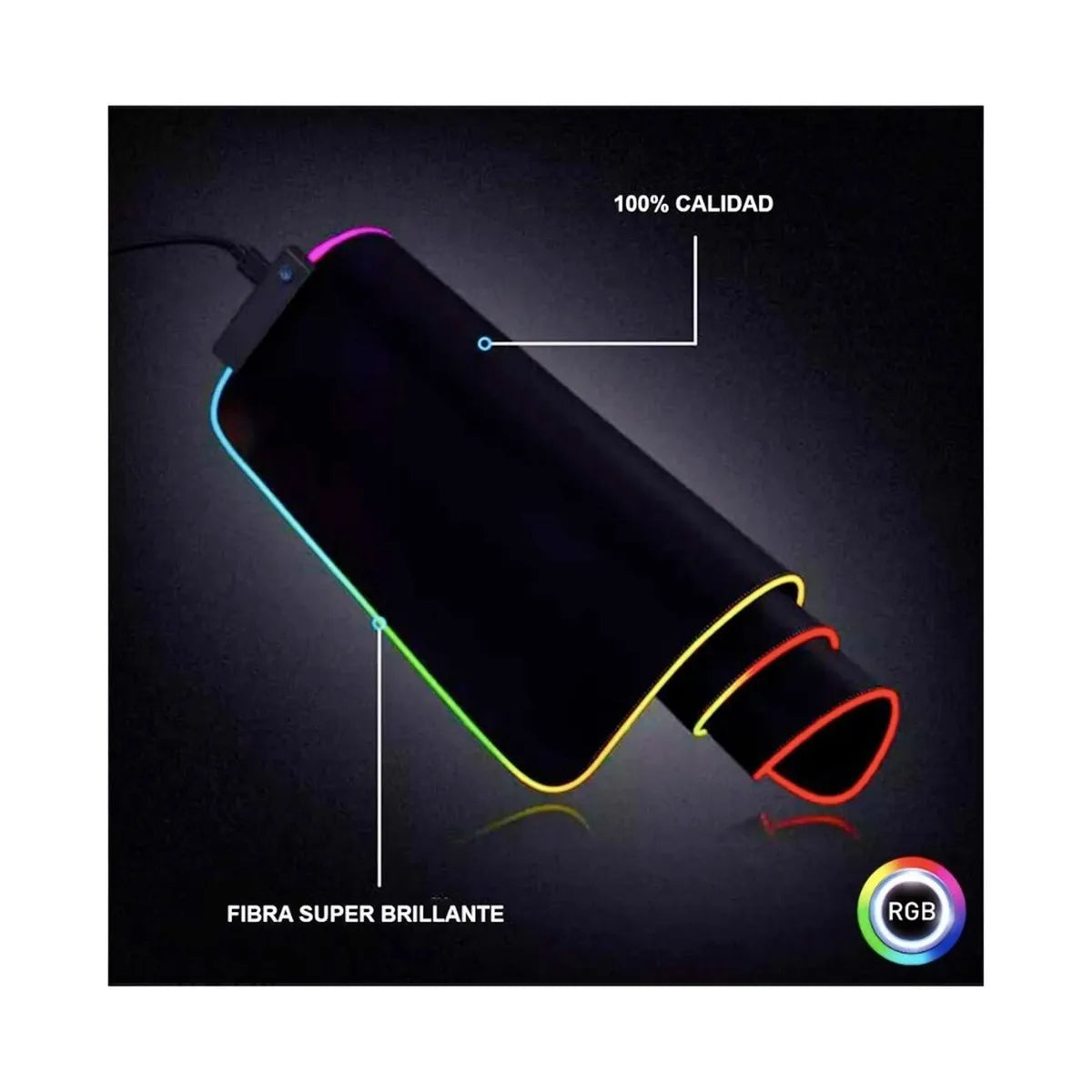 Pad Mouse Gamer con RGB